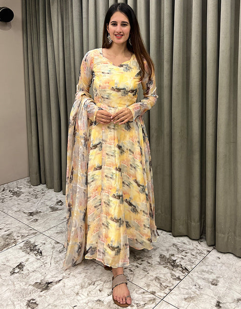 chic multi tabhi organza designer wear elementary readymade suit collection with multi cotton rt9012-185242 Side View