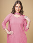 stylish pink georgette traditional function wear readymade suit collection with pink georgette rt9016-185259 Side View