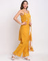 stylish yellow pure cambric cotton trendy fashioner readymade suit collection with yellow pure cotton rt9029-185352 Back View