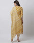 trendy mustard pure cambric cotton trendy fashioner readymade suit collection with mustard pure cambric cotton rt9030-185354 Side View