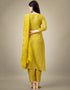 modern yellow rayon trendy fashioner readymade suit collection with yellow rayon rt9040-185403 Back View