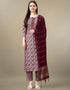 contemporary maroon rayon trendy fashioner readymade suit collection with maroon rayon rt9041-185406 Close-up View