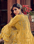 elegant yellow premium net designer party wear heavy salwar suit collection with yellow premium net rt9062-185518 Close-up View