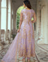 Heavy Butterfly Net Lavender Salwar Kameez Suit Anarkali Bottom Salwar Kameez