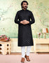 Black Kurta Cotton Payjama