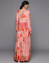 Pink Ethnic Dress Closure View