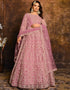 Pink Net Anarkali Anarkali