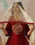 Maroon Tafeta Silk Butti Anarkali Anarkali Closure View