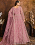 Pink Net Anarkali Anarkali Closure View