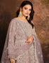 Light Purple Net Anarkali Anarkali Back View