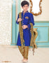 Royal Blue Kurta Pajama Cotton Linen