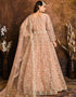Light Peach Net Anarkali Anarkali Closure View