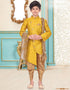Yellow Kurta Pajama Banarasi Brocade