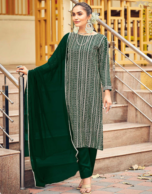 Bottlegreen Georgette Pant Salwar