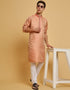 Rose Kurta Wool Cotton Payjama Closure View