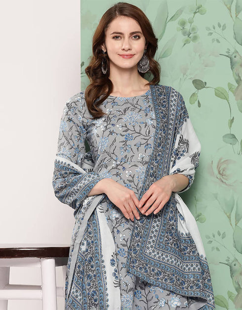 Grey Cloud Pure Cotton Dress Pant