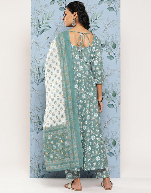 Cool Grey Pure Cotton Dress Pant Women