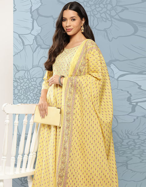 Golden Sand Pure Cotton Dress Pant