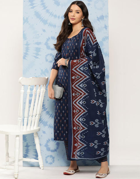 Mirage Pure Cotton Straight Pant Closure View