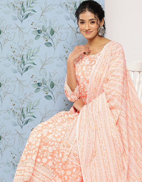 Mandys Pink Pure Cotton Straight Pant