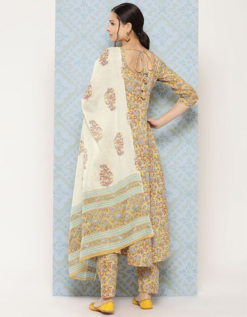 Harvest Gold Pure Cotton Straight Pant Women