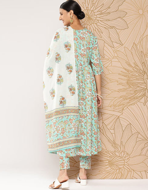 Magic Mint Pure Cotton Straight Pant Women