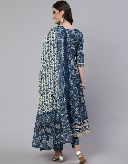 Bluewood Pure Cotton Anarkali Pant Women