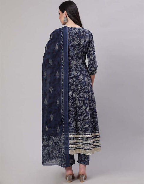 Bluewood Pure Cotton Anarkali Pant Women