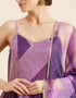 Purple Organza Anarkali N/A