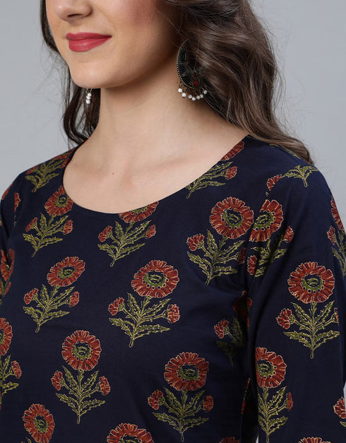 Trendy Style Pure Cotton Salwar Suit Mirage Pure Cotton Pant Straight Close-up View