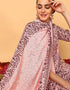Trendy Pure Cotton Ready Made Set With Dupatta Light Rose Cotton Pant Straight Close-up View