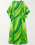 Apple Green Heavy Designer Heavy Maxi Dress Back View