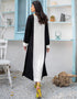 White & Black Top designer kaftan