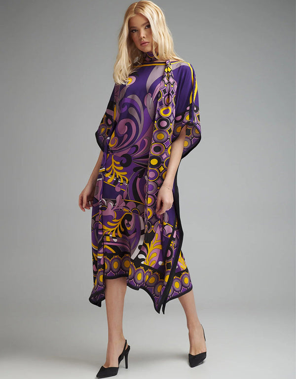 purple haze diamond crepe trendy designer party wear maxi dress digital printed work details for dress jsdc-5917 Front View