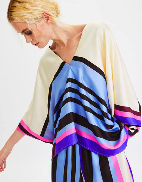 Baby Blue Latest Printed Maxi Dress Buy designer kaftan