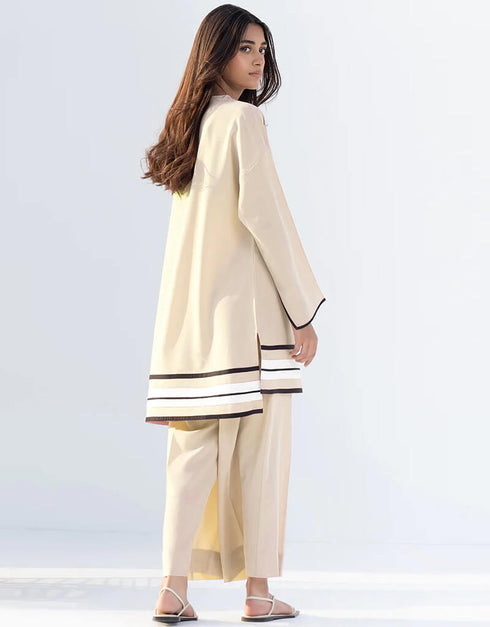 Light Peach Top + Pant Salwar Kameez