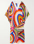 Multi Color Heavy Designer Heavy Fency Maxi Dress Closure View