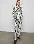 White And Black Heavy Designer Digital Printed Oversize Shirt And Pant