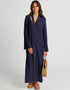Navy Blue Heavy Designer Heavy Fency Maxi Dress