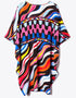Multi Color Heavy Designer Heavy Maxi Dress Back View