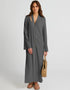 Grey Heavy Designer Heavy Fency Maxi Dress