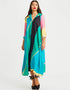 Multi French Crepe Kaftan