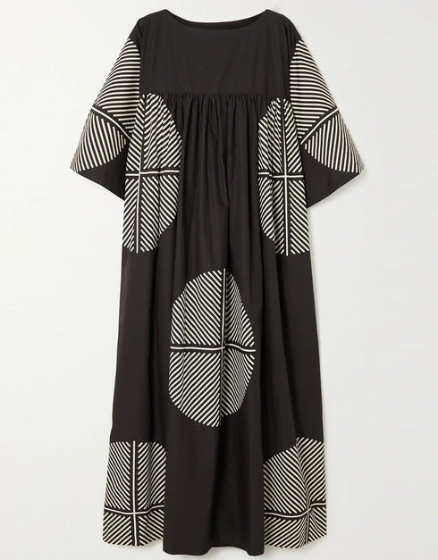 Black & White Poly Rayon Cotton Kaftan Buy maxi kaftan
