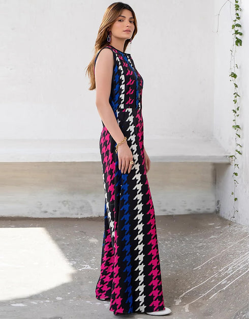 Black Korean Bsy Kaftan Back View