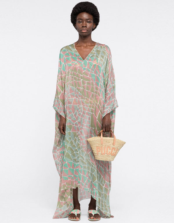 Multi Georgette Kaftan