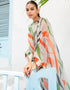 Multi Georgette Kaftan Closure View