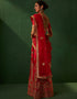 elegant lipstick red silk wedding style lehenga choli with lipstick red silk 2862-20038 Front View