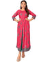 Pink Heavy Designer Heavy 14 Kg Reyon Gown