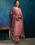 Pink Modal Silk Pant Suit