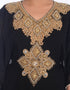 Modern Black Georgette Hand Embroidery Party Wear Kaftan